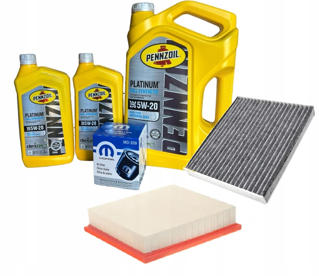 Sada Filtrů Jeep Grand Cherokee 2014-2022 Pennzoil Platinum 5V20 7 L