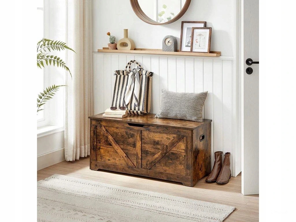 Úložná truhla 100x40x46cm hnědá