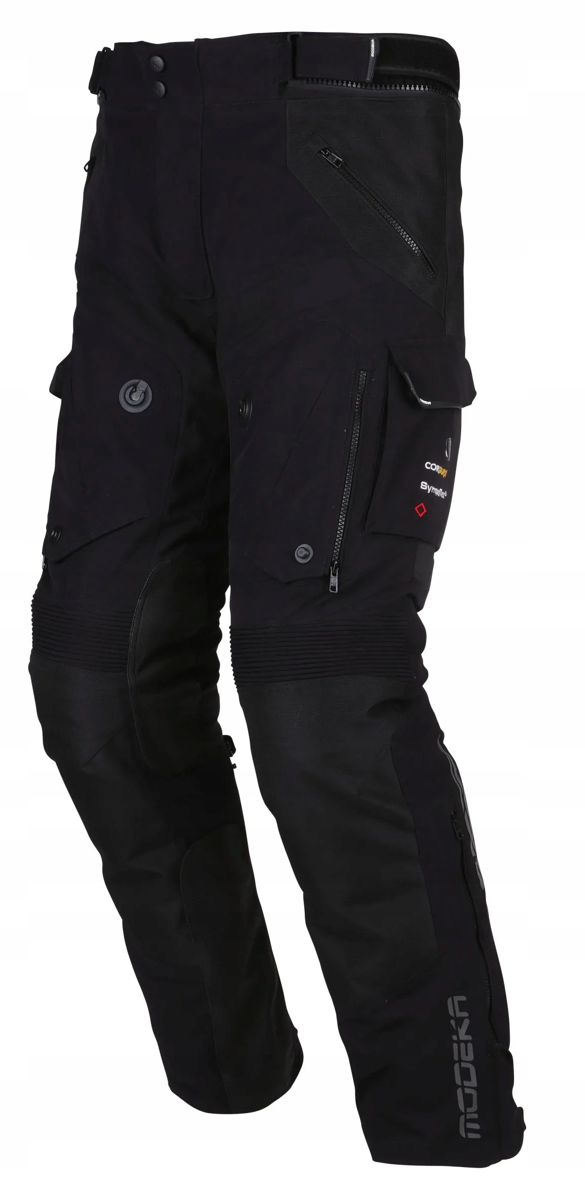 Modeka Panamericana II Black Textilné Motocyklové Nohavice Čierne Pánske