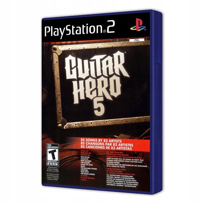 GUITAR HERO 5 НОВЫЙ PS2