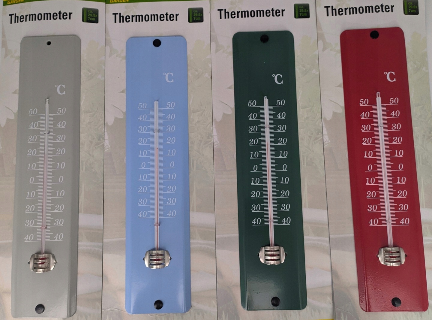 TERMOMETR ZEWNĘTRZNY OGRODOWY MIX 29,5 cm