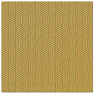 

Serwetki Inspiration Texture Złote/20 sztuk