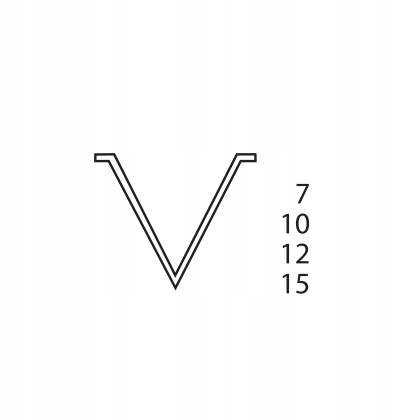 Zszywka ALFAMACHINE 15mm 2000 szt Rodzaj inny