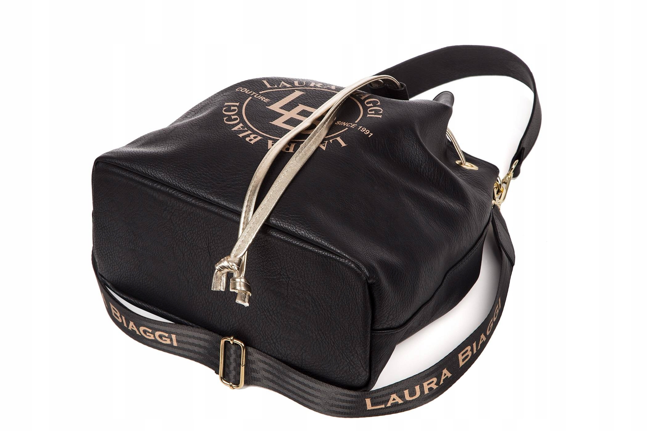 TOREBKA LAURA BIAGGI WOREK SHOPPER LISTONOSZKA NEW Wzór dominujący bez wzoru