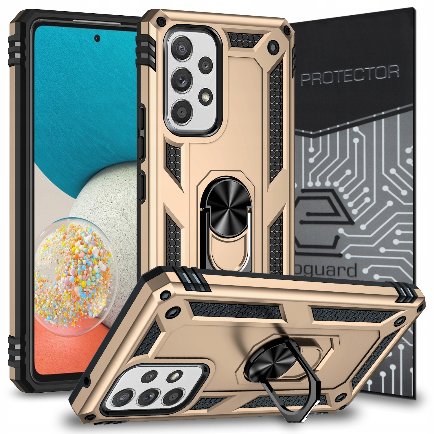 

Case Etui Pancerne+szkło do Samsung Galaxy A53 5G