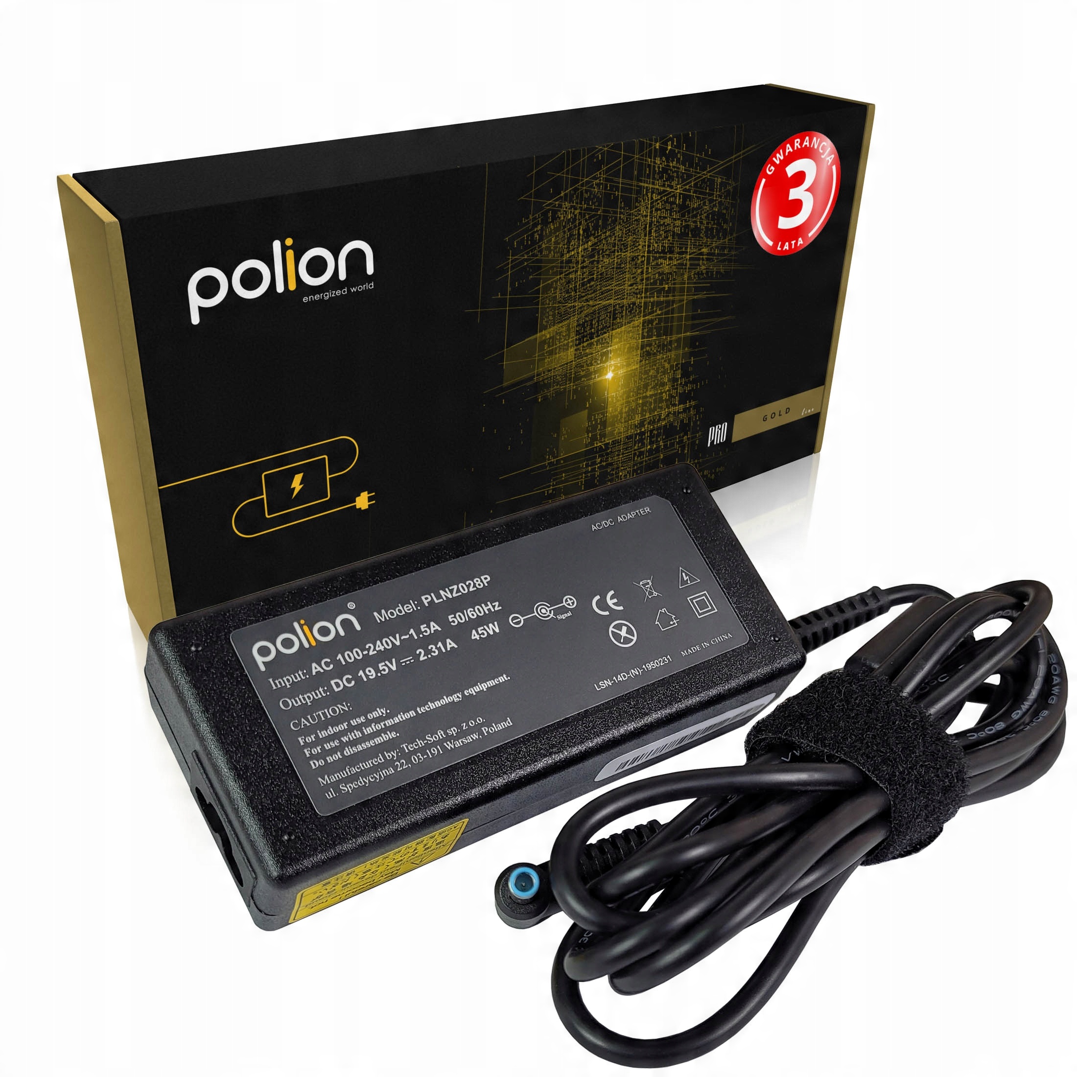 

Ładowarka 45W do Hp 19,5V 2,31A 4,5x3,0mm pin