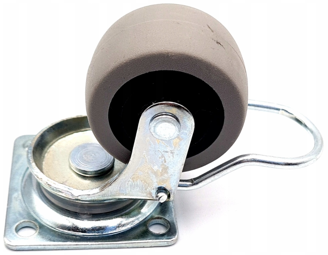 

Kółko meblowe obrotowe łożyskowane z hamulcem guma