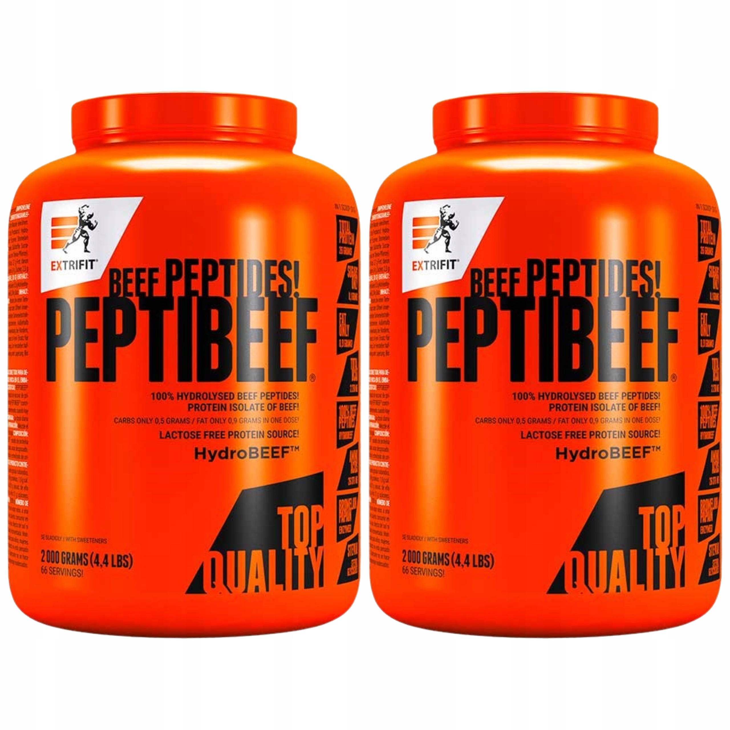 2x Hovězí protein Hydrolyzát Izolát HydroBEEF 27 g Aminokyseliny Extrifit