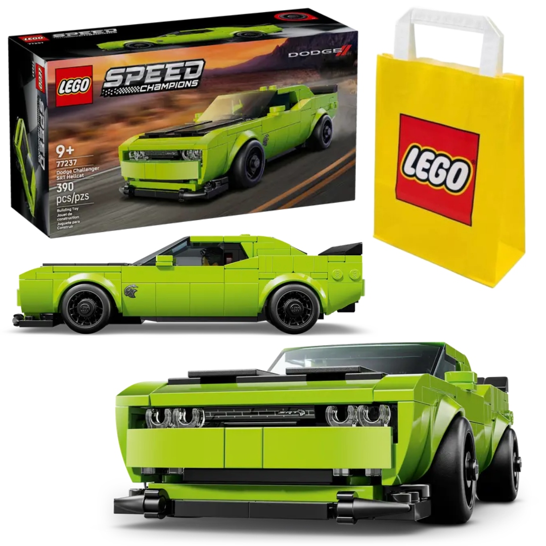 LEGO 77237 Speed Champions - Samochód sportowy Dodge Challenger SRT Hellcat