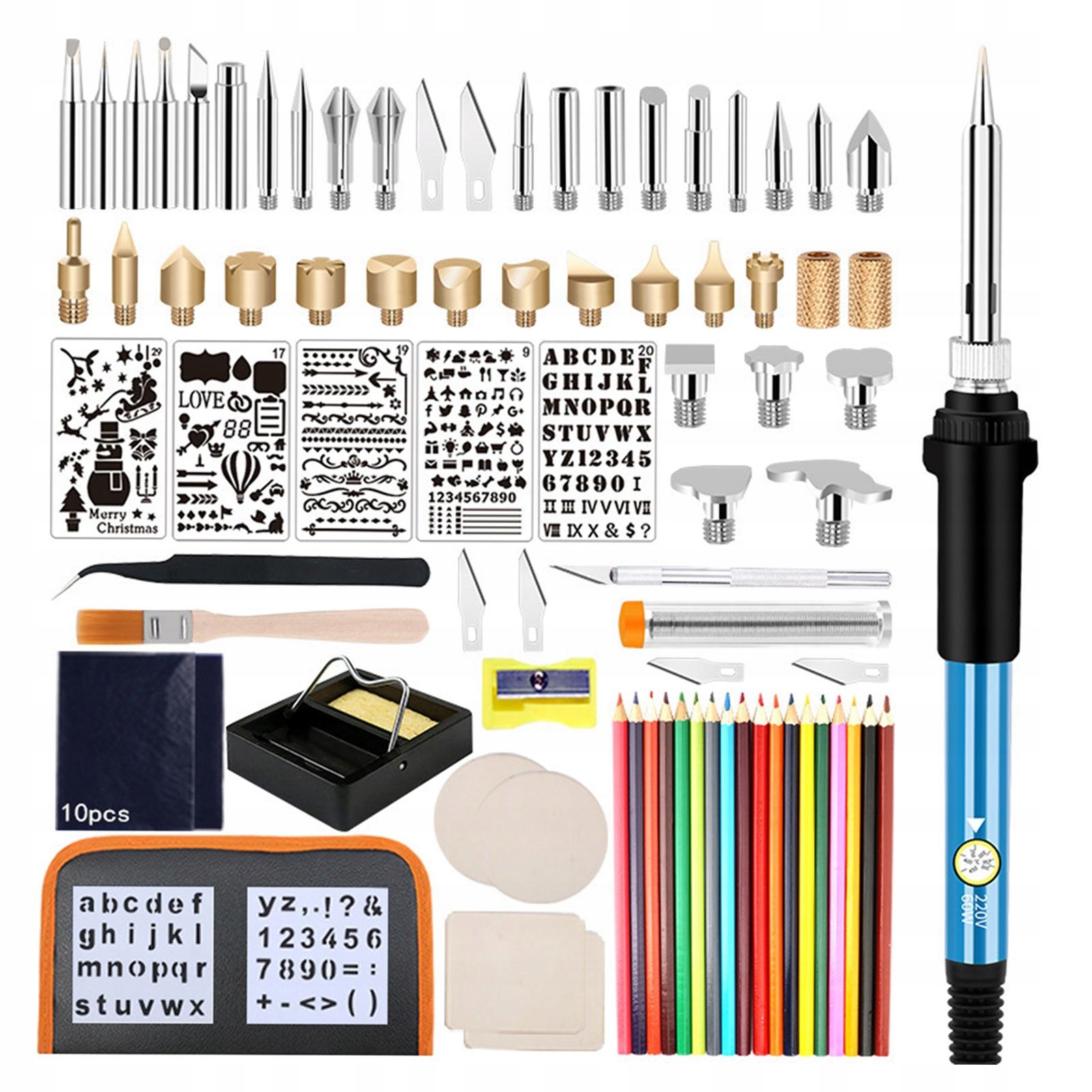 Набор из 90 штук 60 Вт с цветными карандашами для глажки