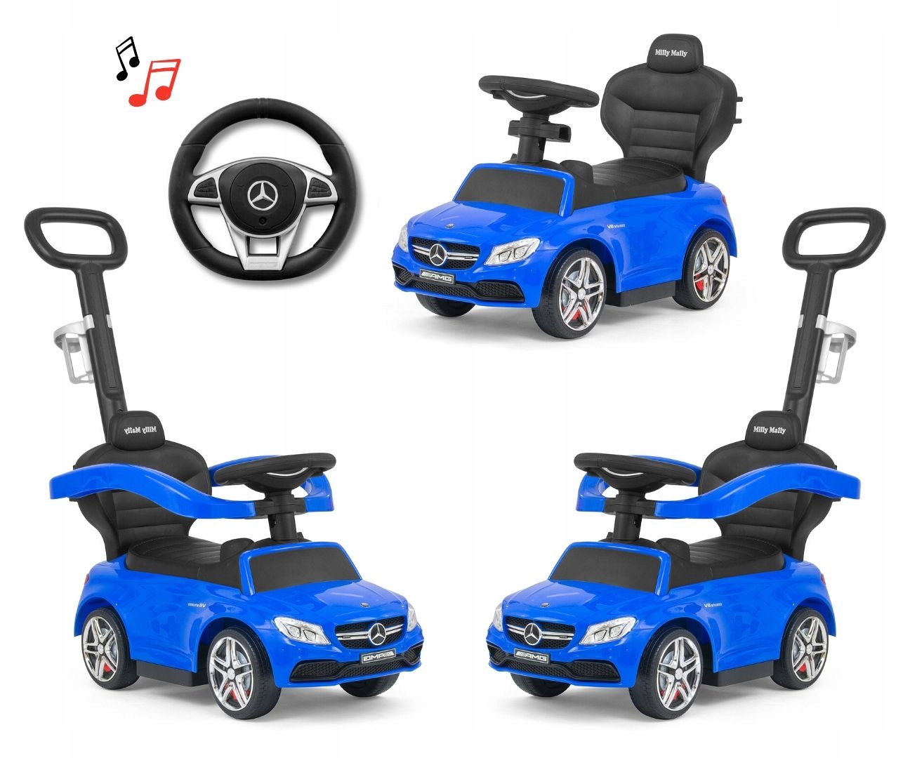 Milly Mally Pojazd Mercedes-amg C63 Coupe Blue