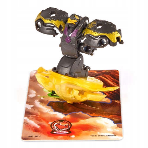 BAKUGAN FLAME FIGURKA BITEWNA KULA TRANSFORMUJĄCA KARTA SPECIAL ATTACK Marka Spin Master