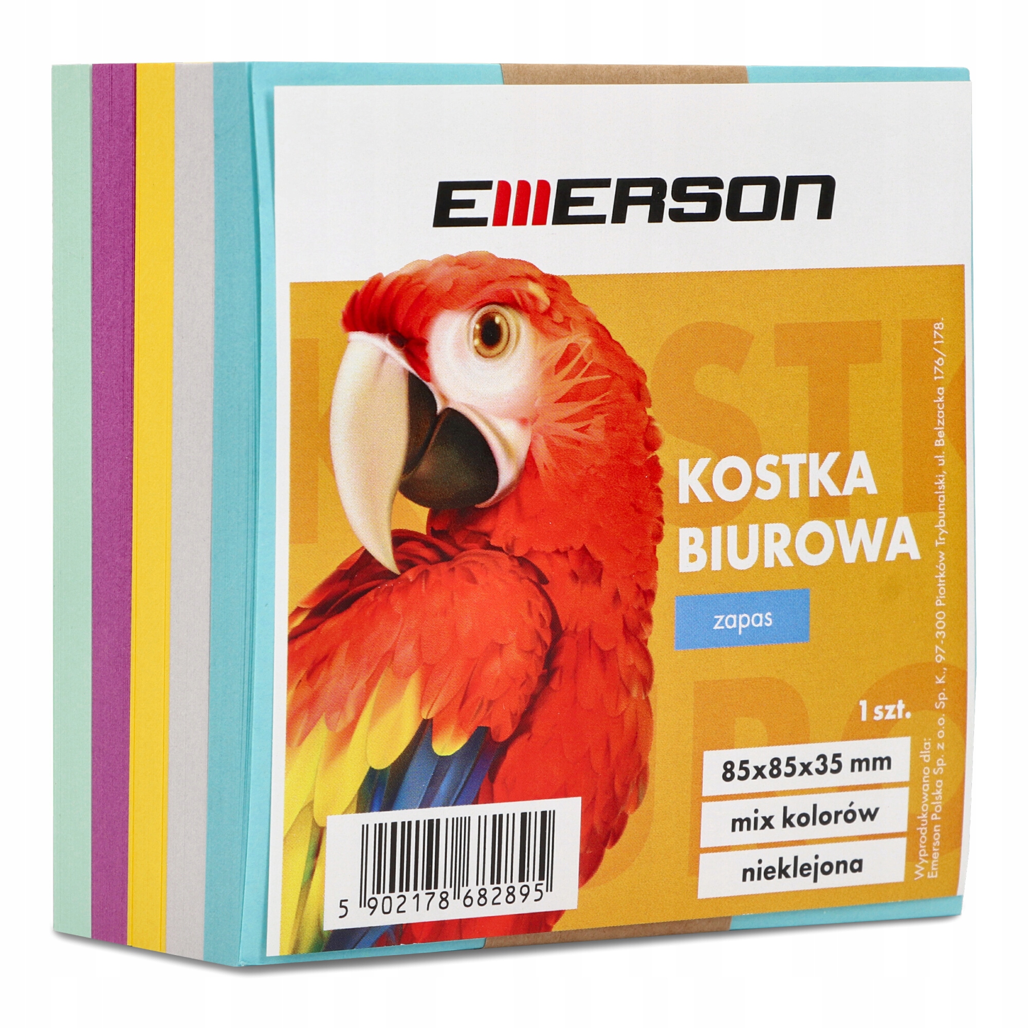 

Emerson Karteczki Kostka kolor 85x85x35 mix