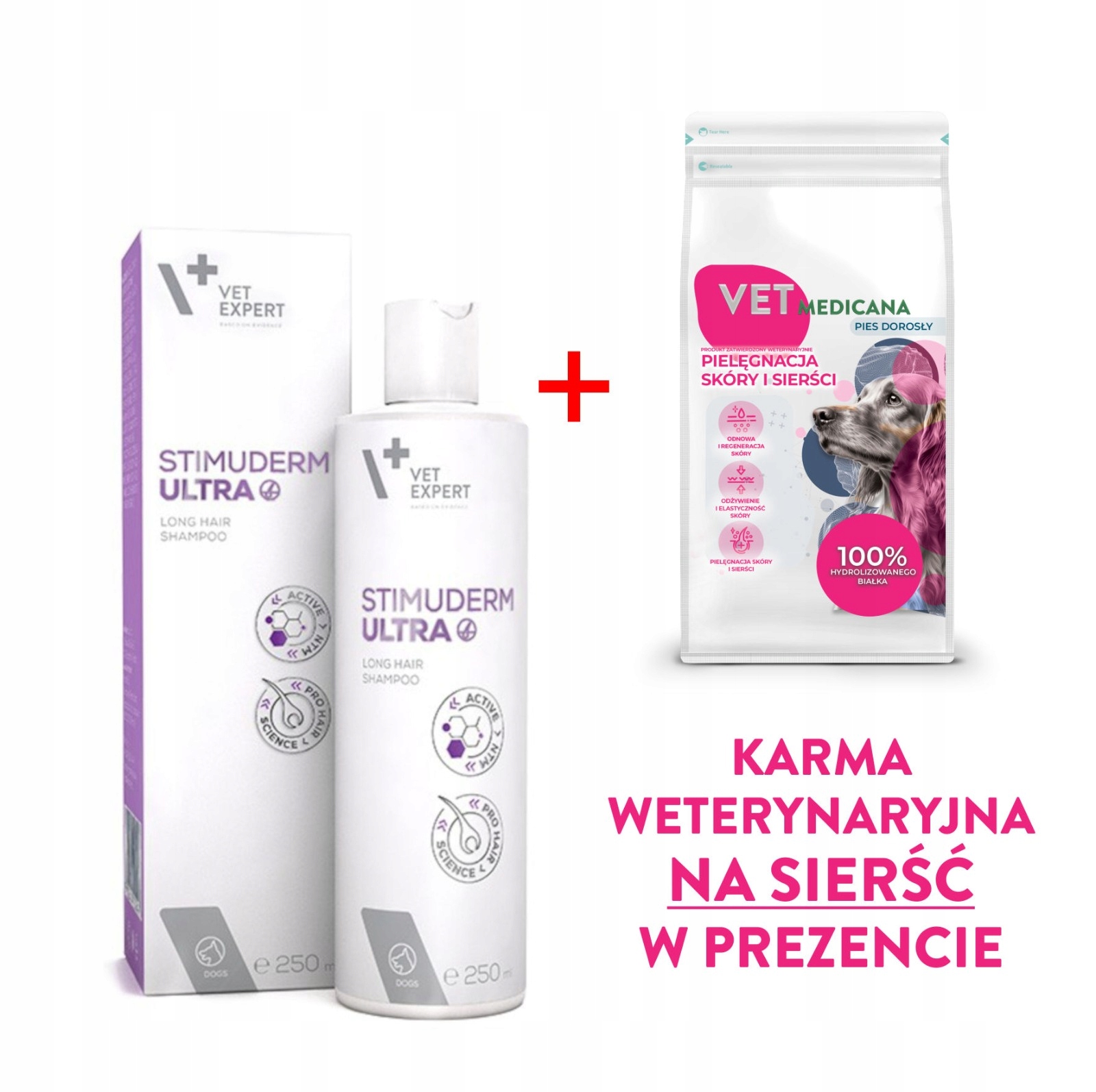 Vet Expert Stimuderm Ultra Long Hair Shampoo szampon dla psów długowłosych