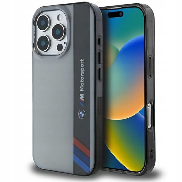 Bmw pouzdro pro iPhone 16 Pro 6.3", šedé