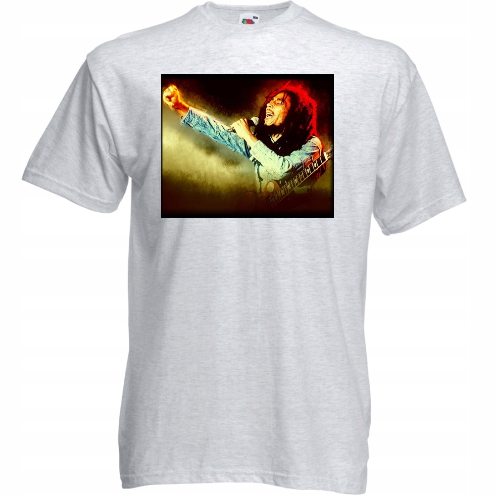 

Koszulka z nadrukiem reggae Bob Marley rasta M