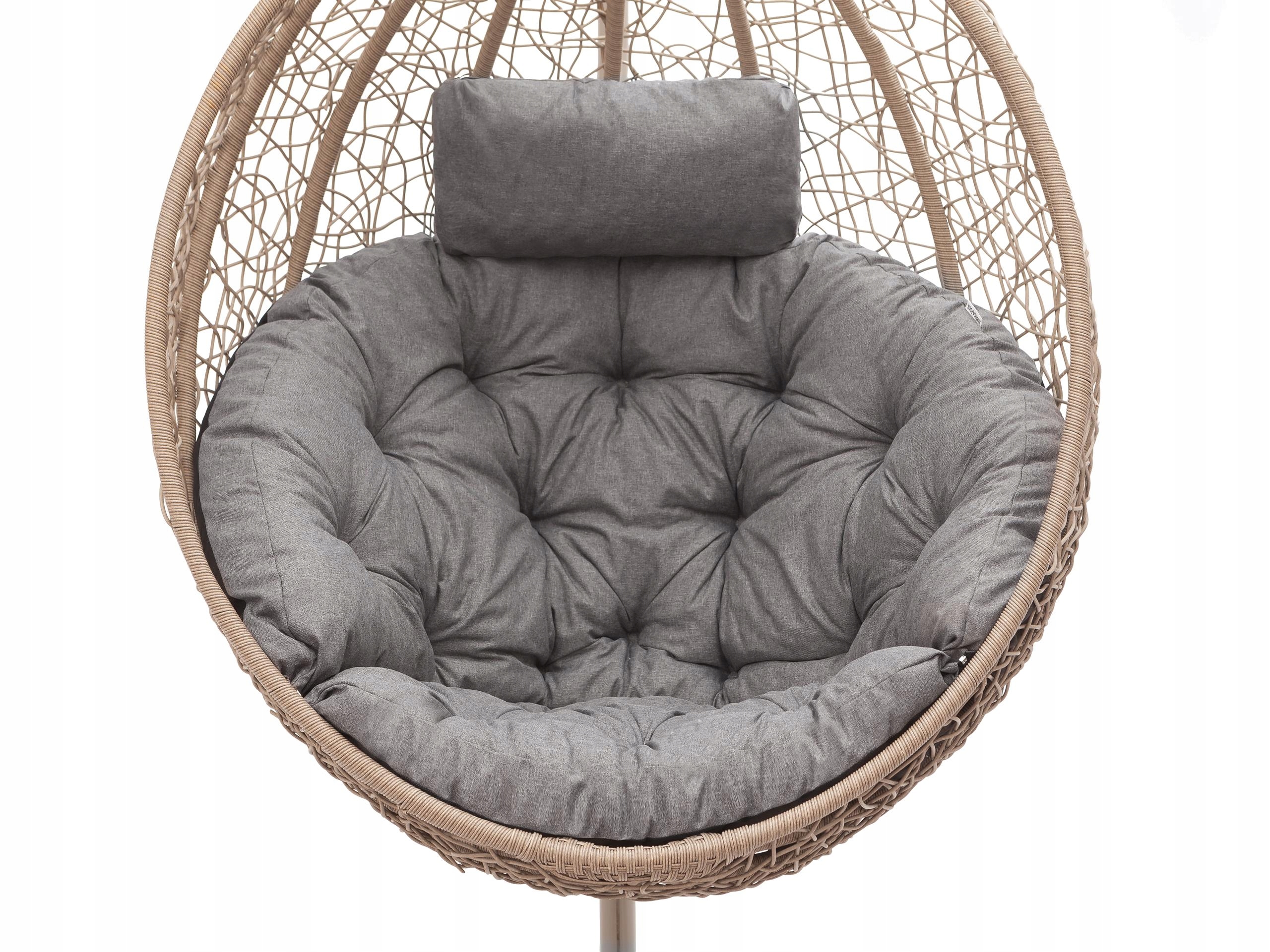 Poduszka na huśtawkę ogrodową, Wodoodporna Poducha na fotel wiszący kokon