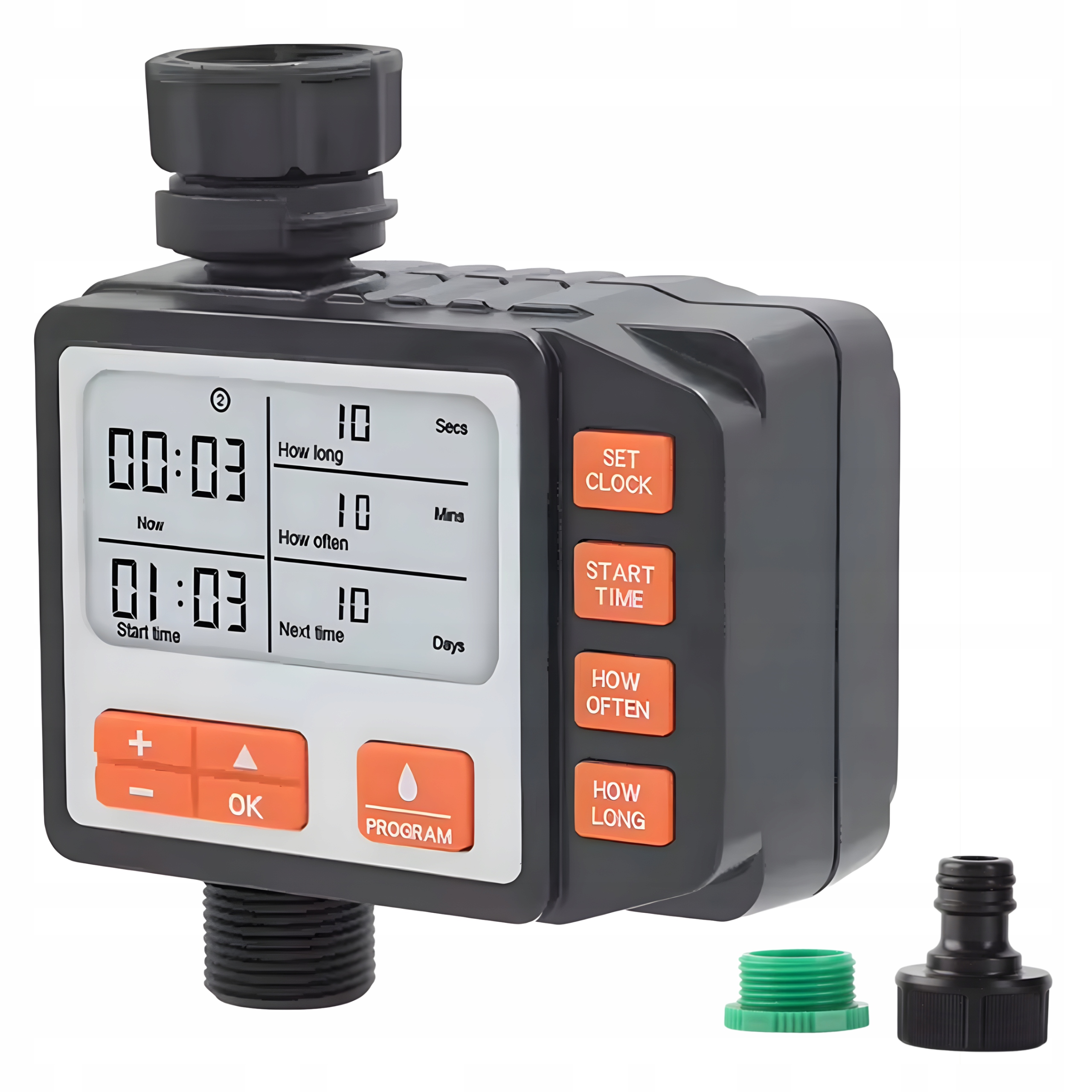 Elektronický Ovladač Na Zavlažování Automat LCD displej