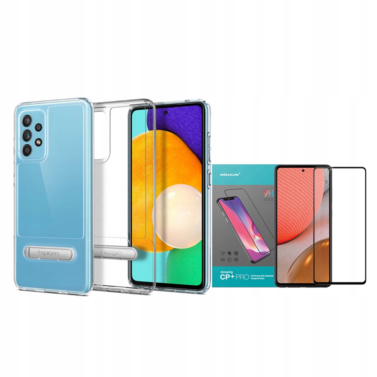 

Spigen Etui Do Galaxy A72/A72 5G + Szkło Nillkin