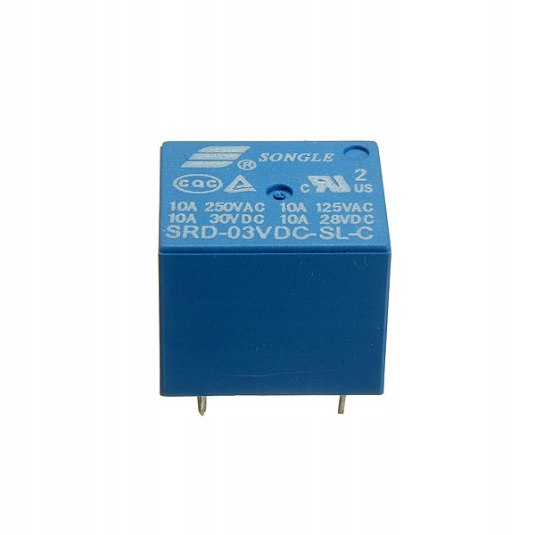 Przekaźnik 3 3.3V 10A SRD-03VDC-SL-C