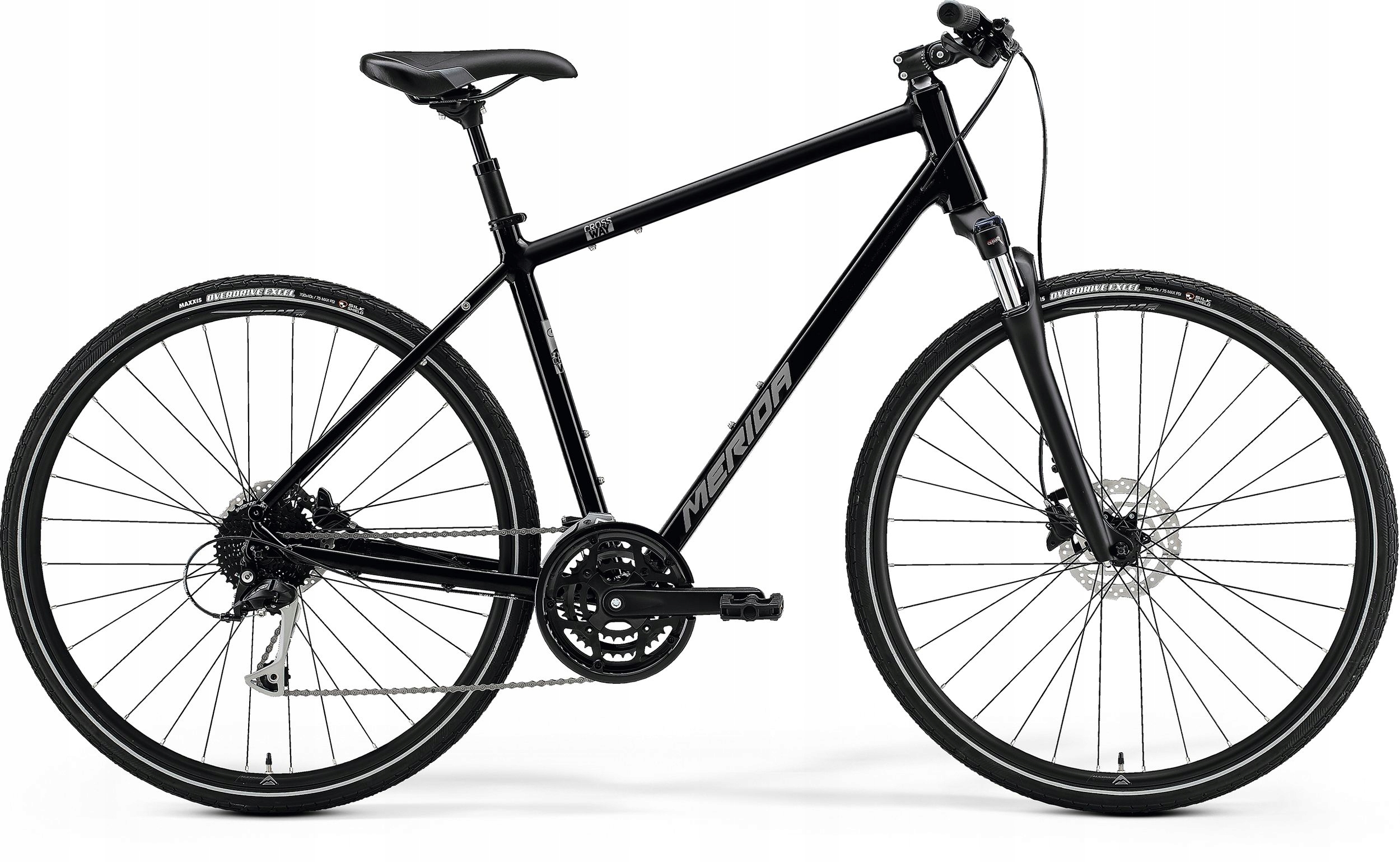 Rower Crossowy MERIDA CROSSWAY 100 XL(59) BLACK(SILVER) 3x9
