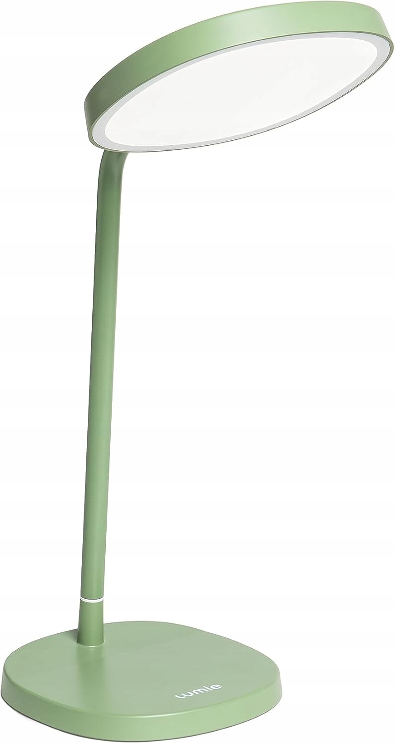 Stolná Led lampa s terapiou jasným svetlom, nastaviteľná, zelená, Lumie