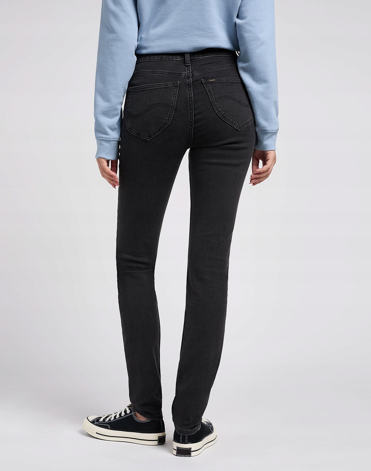 Dámské úzké nohavice džíny Lee Scarlett High Washed Black L626SHMY 27/31
