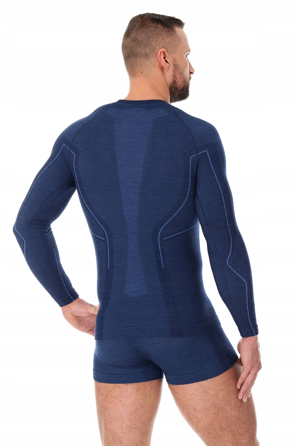 CIEPŁA KOSZULKA TERMOAKTYWNA WOOL BRUBECK GÓRY -XL Rozmiar XL