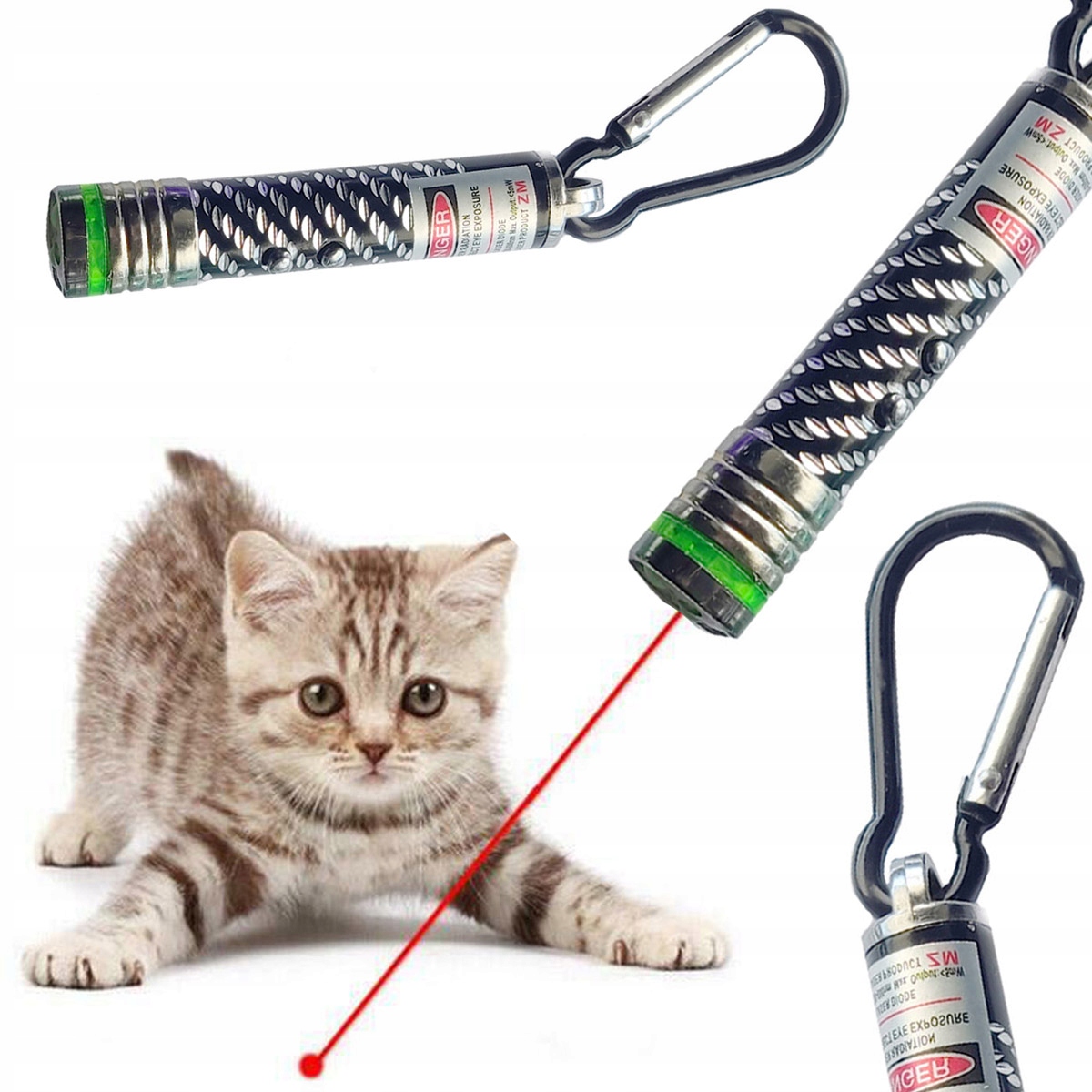 

Laser Dla Kota Wskaźnik Mini Latarka Brelok Led 40