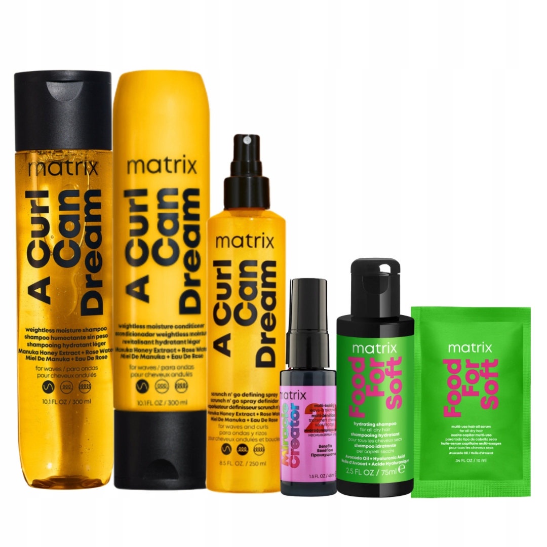 Matrix A Curl Can Dream szampon, odżywka, spray do włosów 3 Prezenty