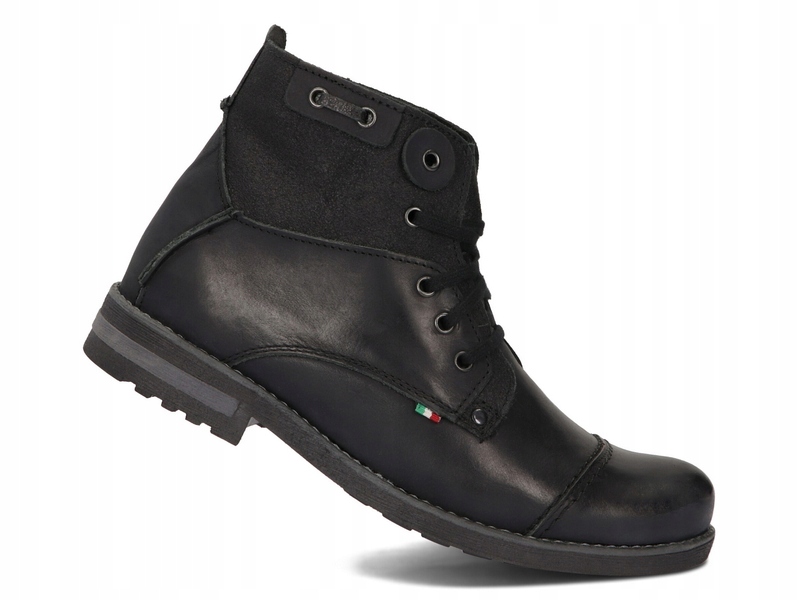 BUTY MĘSKIE SZTYBLETY OCIEPLANE PL SKÓRA 812 CZ 40 Kod producenta 812