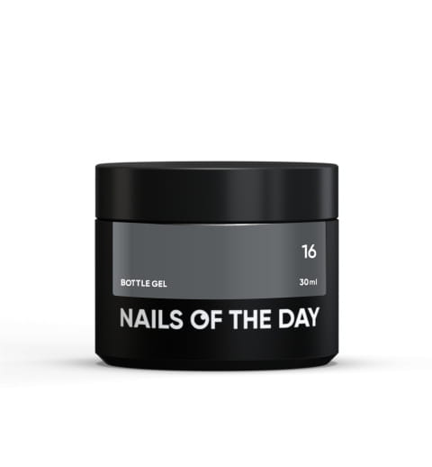 Notd Bottle gel 16 kryjący szary żel do wzmocnienia