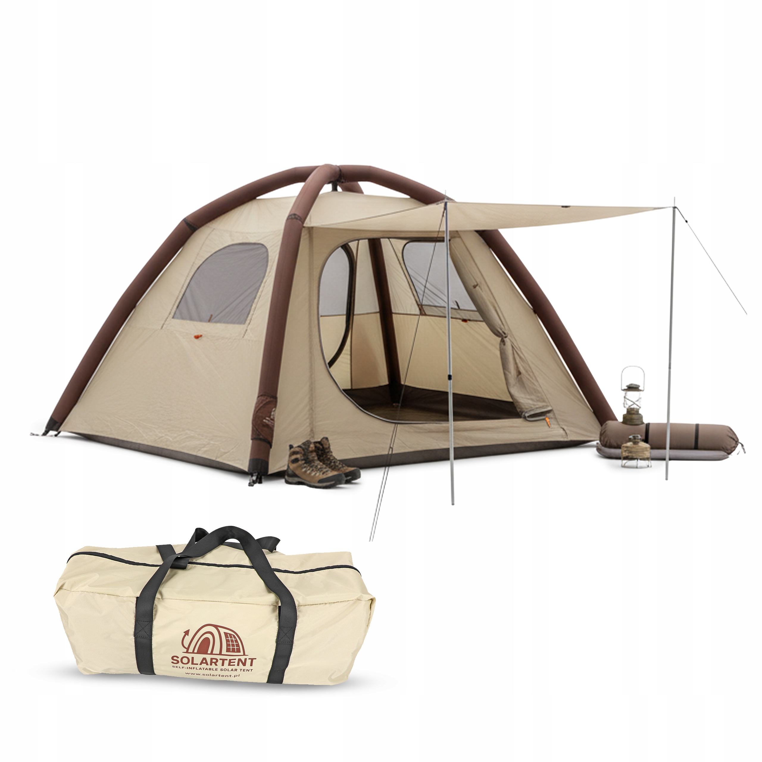 Stan pro 3 osoby Kempingový Voděodolný Rodinný Nafukovací