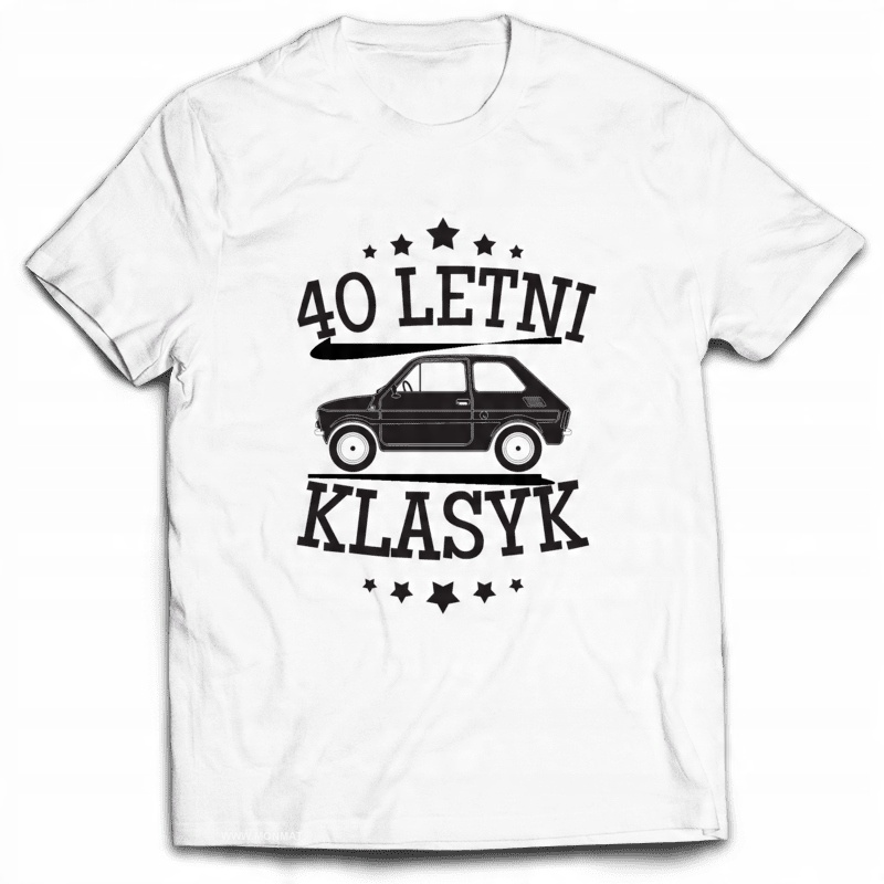 

Koszulka na Urodziny - 40 Letni Klasyk Maluch L