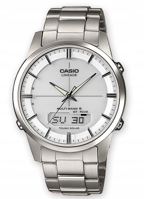 Titanové Elegantní Hodinky Casio LCW-M170TD-7AER Solar, Safírové Sklo