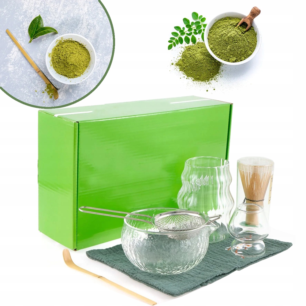 7-DÍLNÁ Startovací Sada Pro Ruční Čaj Matcha