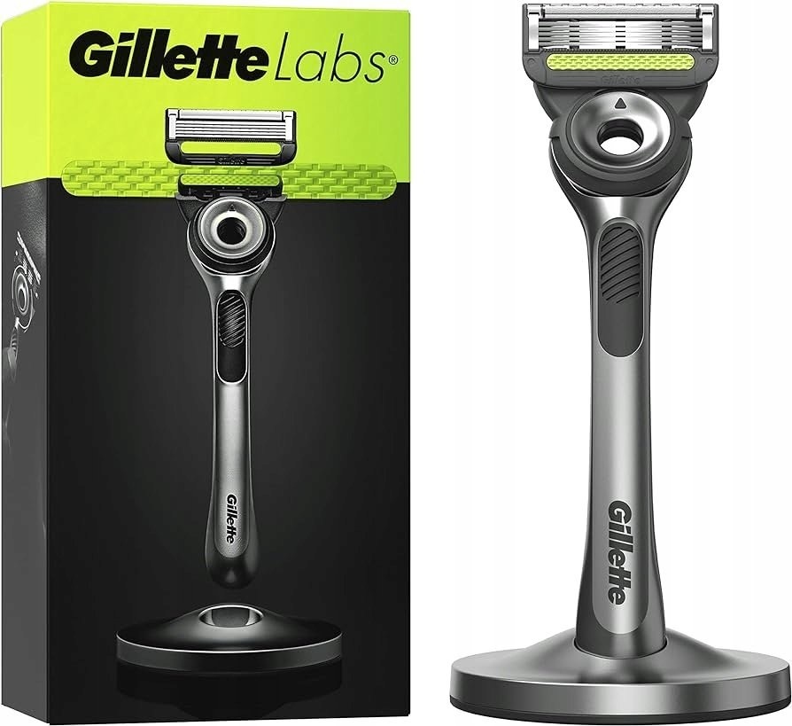 Gillette Labs Maszynka Do Golenia Srebrna 1x wkład 1x stojak magnetyczny