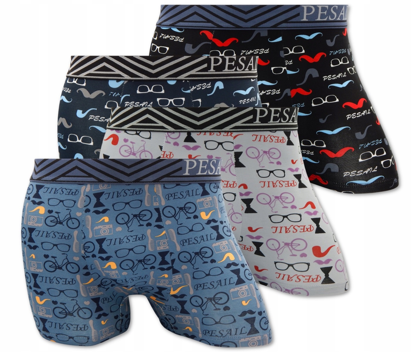 

4 X Bokserki Męskie Bawłniane Idealny