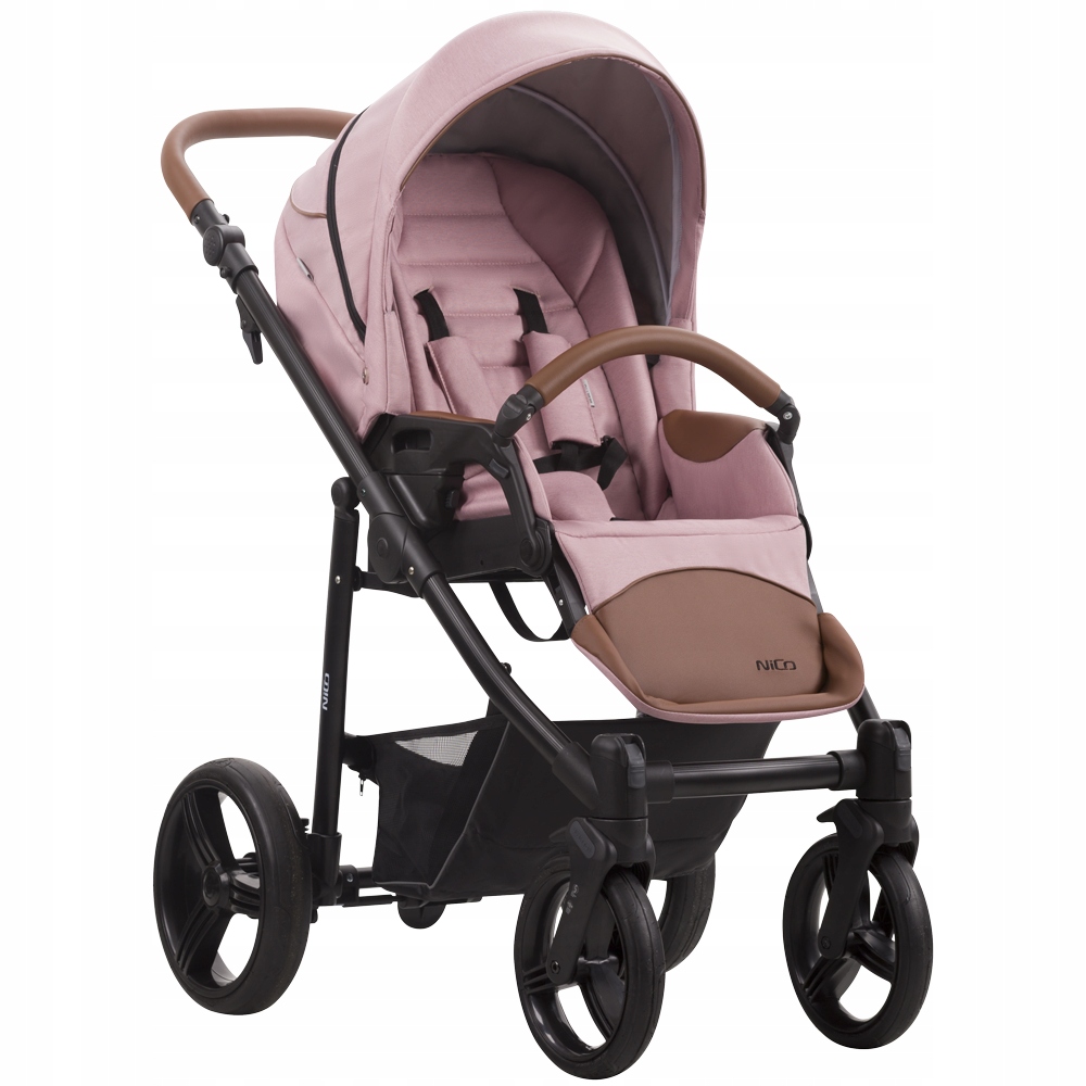 

Wózek Spacerowy Bebetto Nico Różowy folia i uchwyt