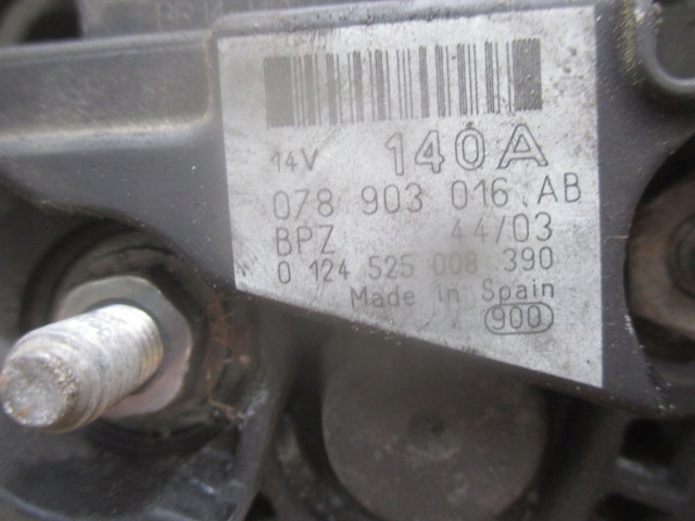 AUDI A6 C5 alternator 2.5 TDI Typ samochodu Samochody osobowe