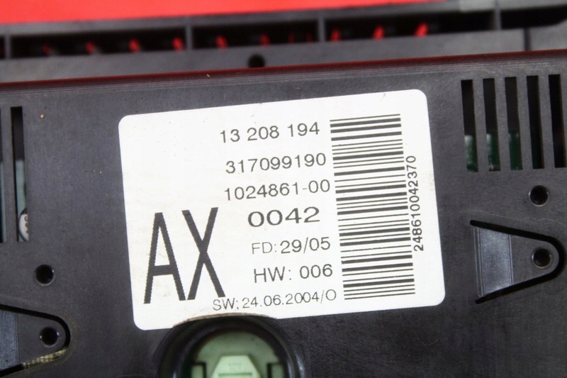 display 13208194 OPEL ASTRA 3 III H 04-07