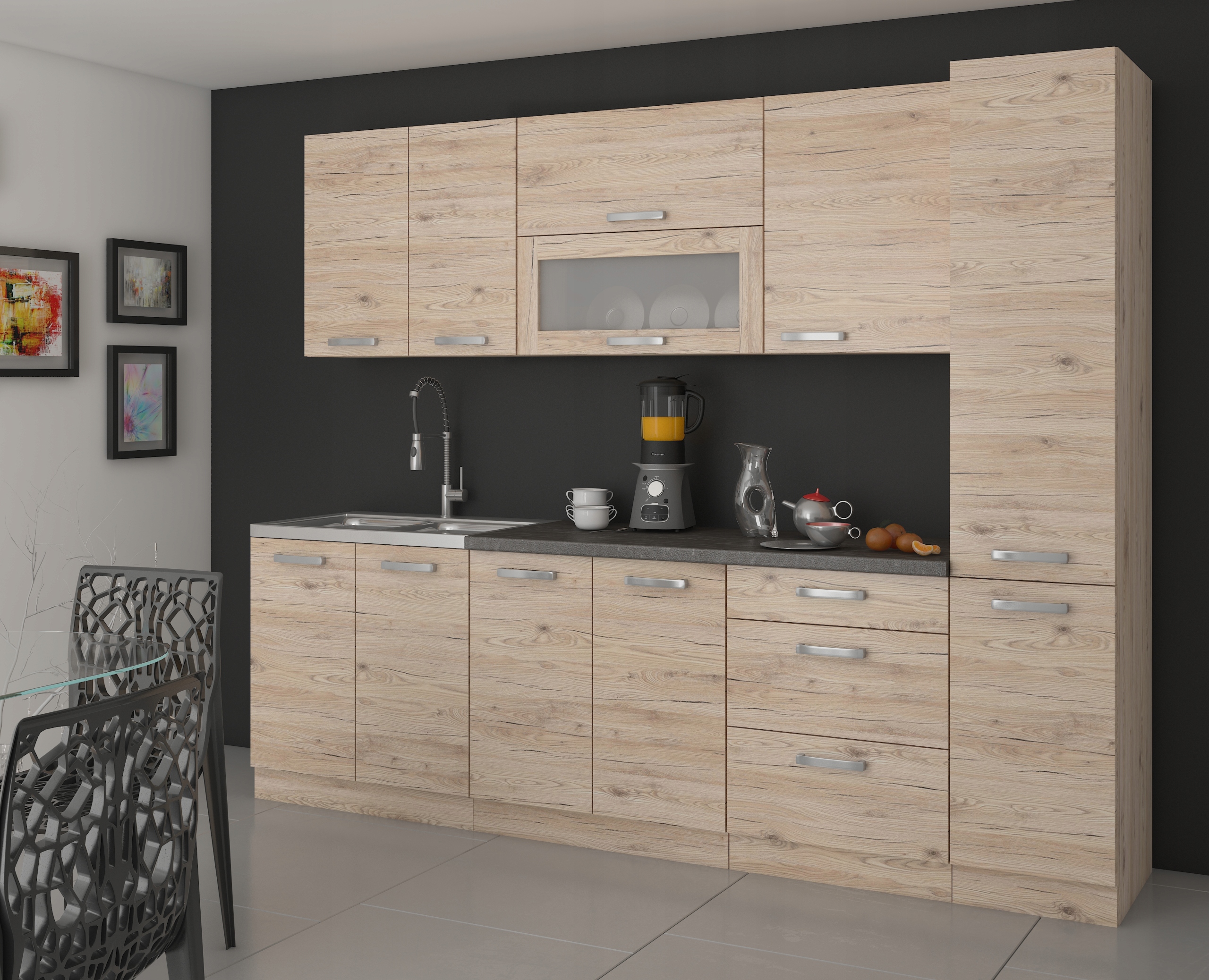 Szafka kuchenna BORDEAUX 40 DK-210 2F DĄB BORDEAUX Marka inna