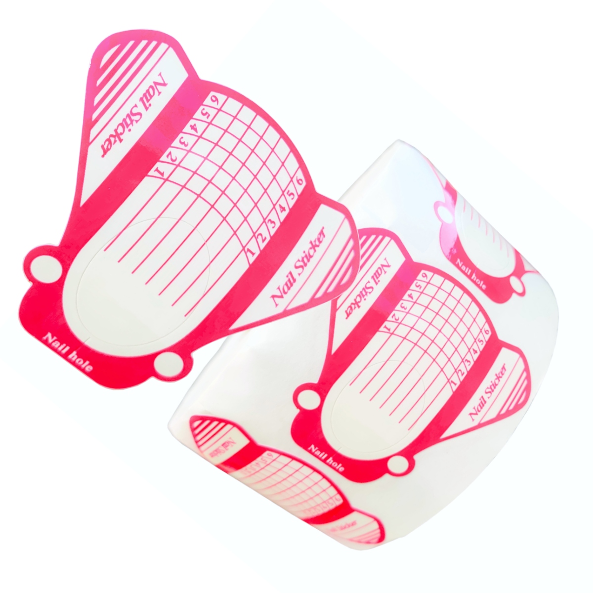 

Szablony formy 100 do paznokci hybryda akrylożel