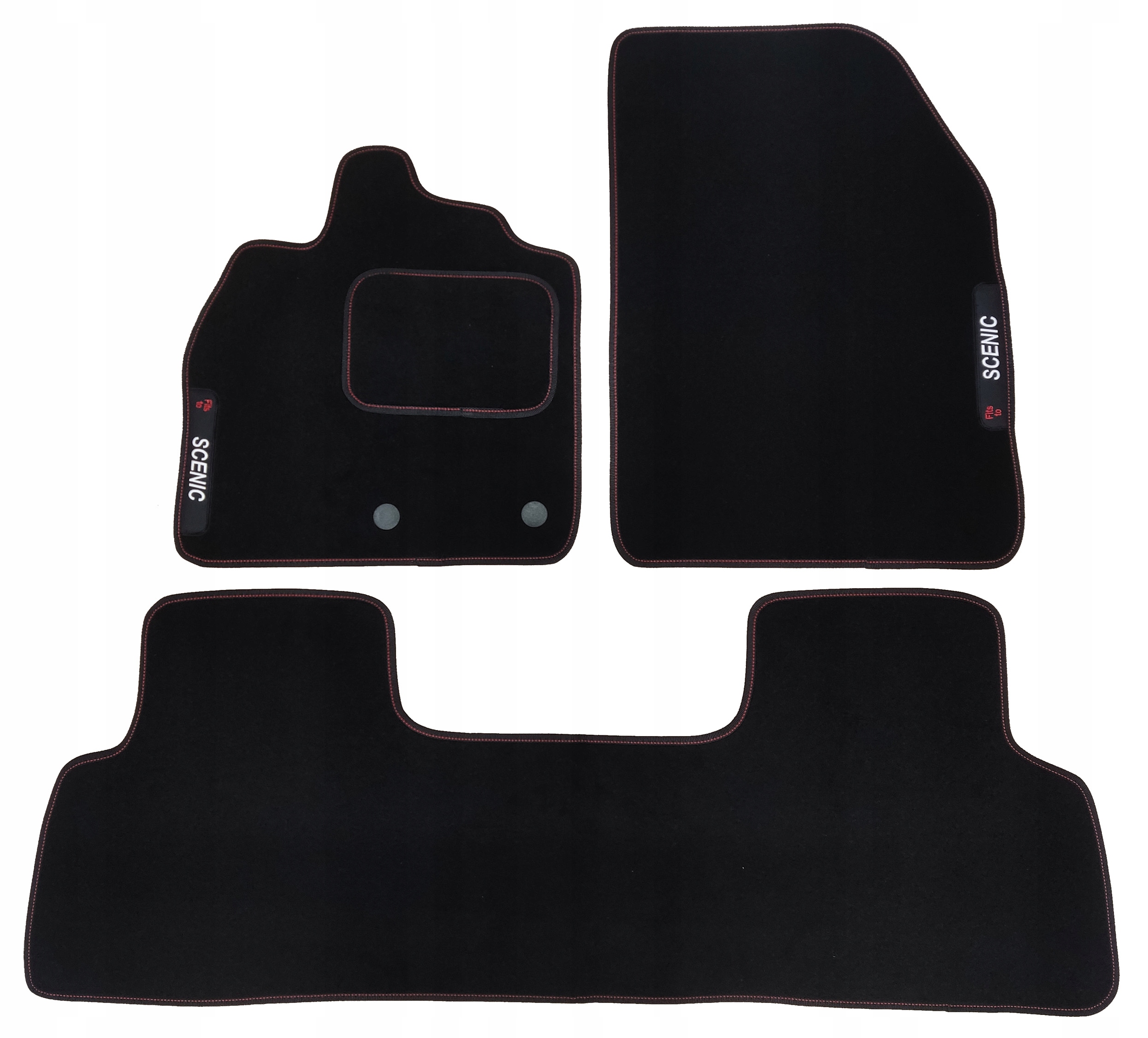 Renault Scenic III 09-16 автомобильный коврик +вышивка