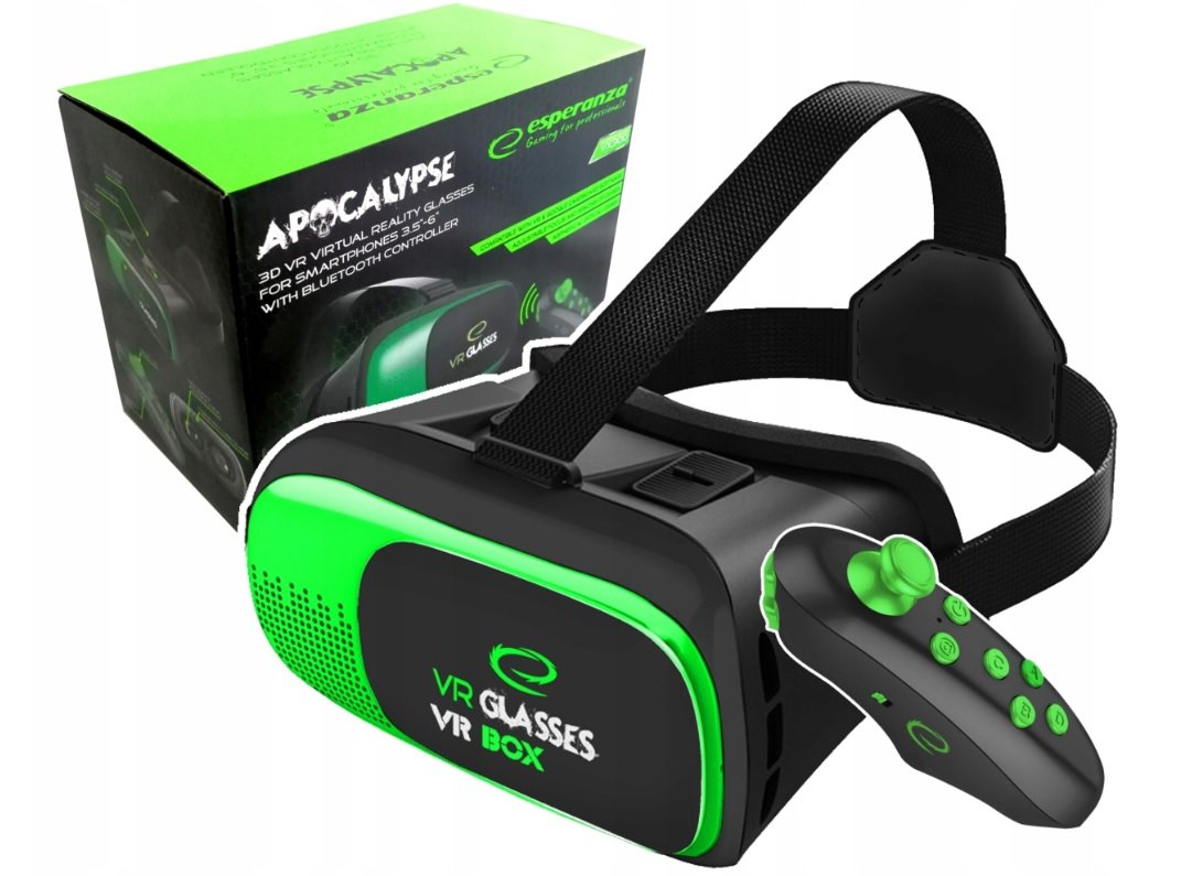 

Okulary Gogle 3D Vr Pilot Bluetooth Esperanza