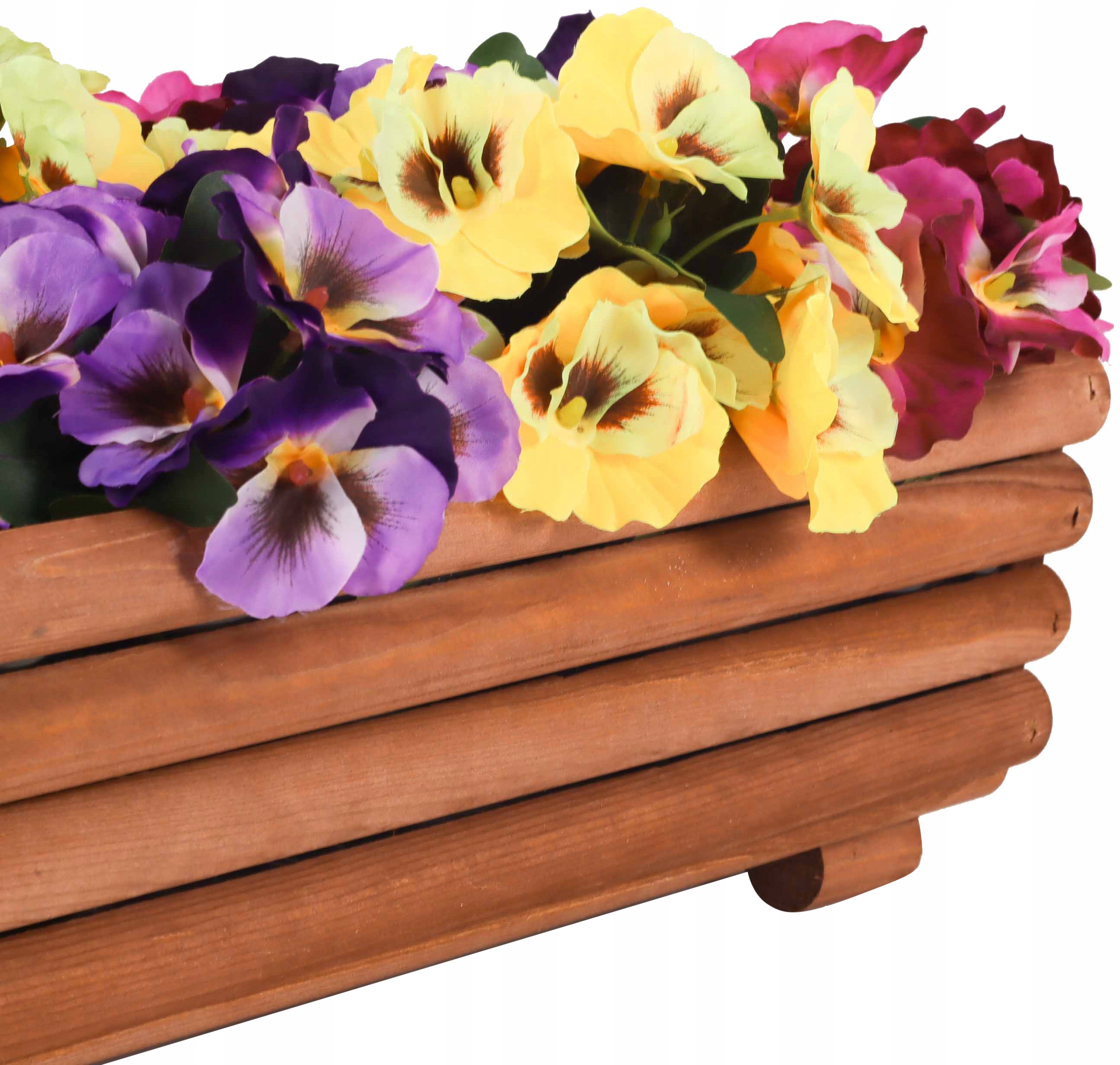 DONICA DONICZKA SKRZYNKA OSŁONKA DREWNIANA NA KWIATY OGRÓD BALKON DO DOMU Kształt Prostokątny