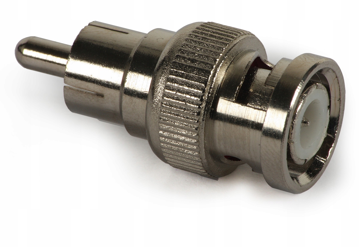 PRZEJŚCIE BNC-W/CINCH-W*P10 OPAKOWANIE 10 SZT Złącza gniazdo BNC - wtyk RCA