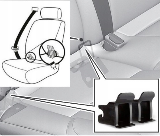 Pilot wpięcie Isofix prowadnice do gniazda osłonki EAN (GTIN) 5907738178375