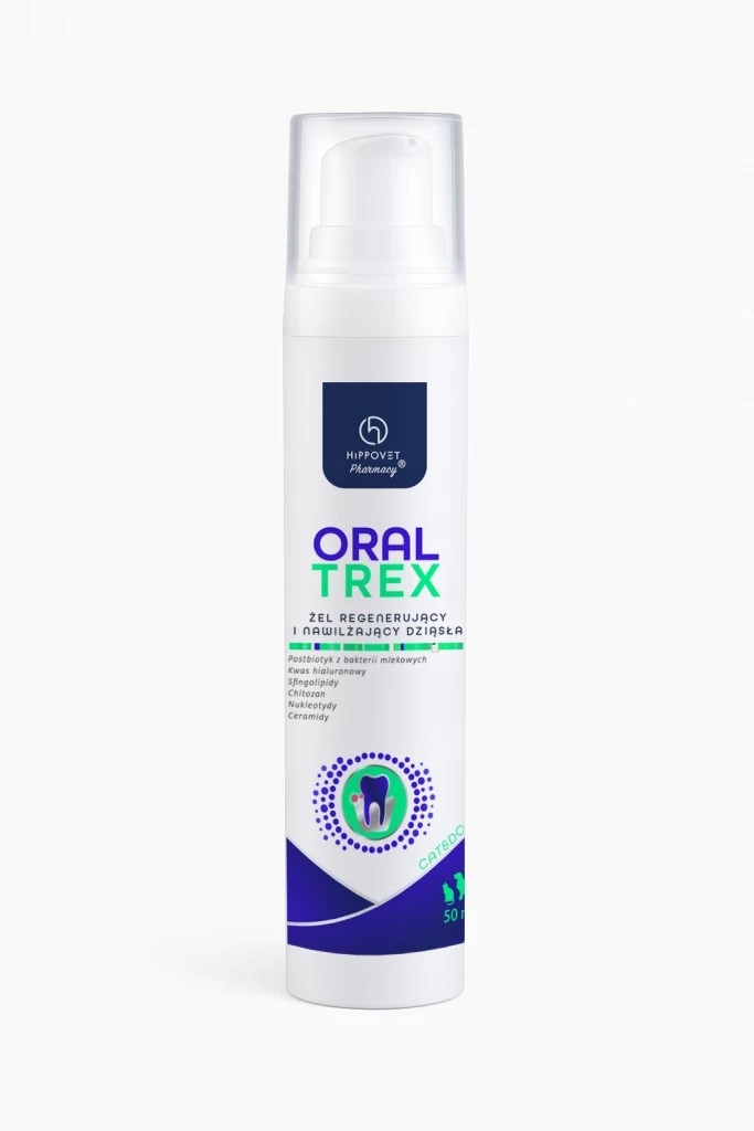 Levně Hippovet Pharmacy Oraltrex gel regenerující dásně pro psy a kočky 50 ml