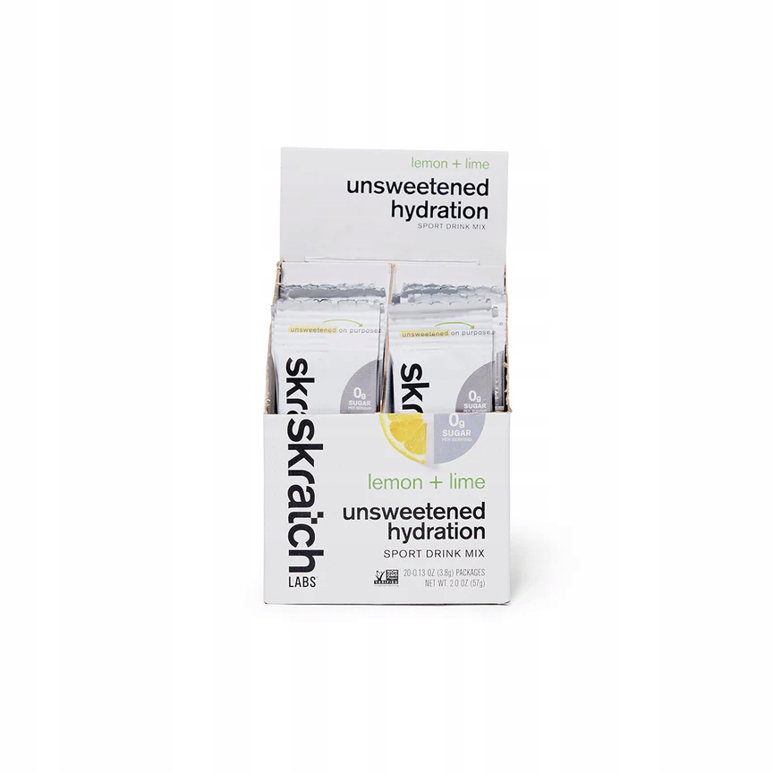 Skratch Labs elektrolytový nápoj bez cukru, citron limetka, 20 sáčků